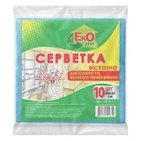 Салфетки вискозные ТМ EKO 10шт 30х30