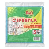 Салфетки вискозные ТМ EKO 5шт 30х30                                                                 