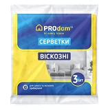 Салфетки вискозные ТМ Prodom 5шт 30х36                                                              