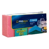 Губка кухонная Prodom 5 плюс 1шт Гигант XXL 98х68х35