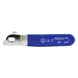 Ручка на кран шаровый 1/2"-3/4" металл желтый                                                       