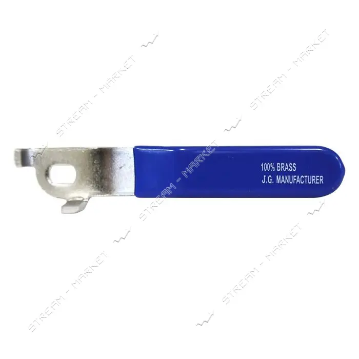 Ручка на кран шаровый 1/2"-3/4" металл синий                                                        