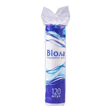 Ватные диски Виола 120шт                                                                            