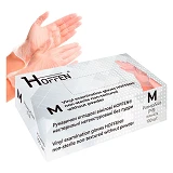 Перчатки Hoffen виниловые размер M 50 пар                                                           