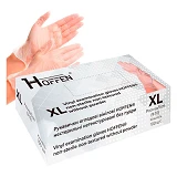Перчатки Hoffen виниловые размер XL 50 пар                                                          