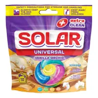Капсулы для стирки Solar Universal VANILLA ORCHID 10шт Зип Пакет                                    