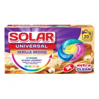 Капсулы для стирки Solar Universal VANILLA ORCHID 20шт коробка                                      