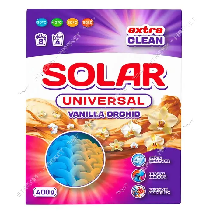 Стиральный порошок Solar Universal Vanilla Orchid 400г