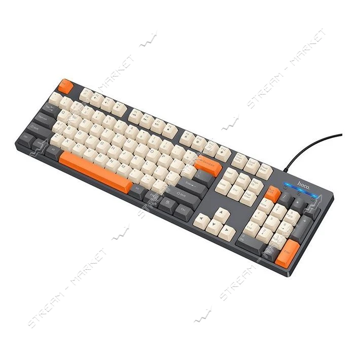 Ігрова клавіатура HOCO GM61 сірий