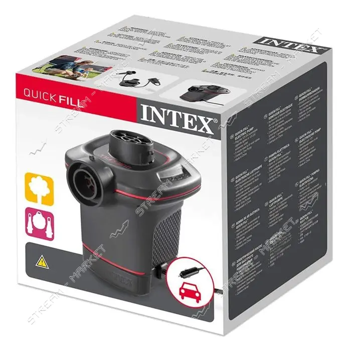 Насос электрический Intex 12V 66636