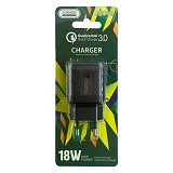 Сетевое зарядное устройство Jokade JB019 QC 3.0 1USB 18W черное                                     