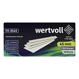 Гвоздь закаленный Wertvoll FX-2545 для пневмостеплера тип 18GA 40мм/1.0х1.25мм 5000шт