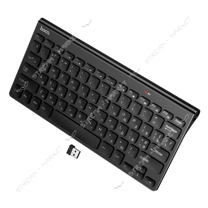 Клавіатура HOCO бездротова GM70 Dragon 2.4G чорний