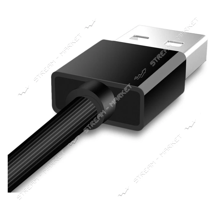 Кабель Hoco X12 2 в 1 One pull two L shape magnetic Micro USB plus Lightning длина 1.2м черный
