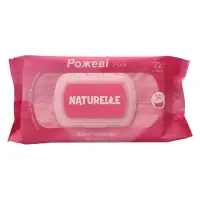 Салфетки влажные Naturelle 72шт розовые                                                             