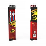 Кабель Ldnio LC82 2 в 1 Micro USB plus Lightning длина 1м голубой