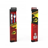 Кабель Ldnio LC82 2 в 1 Micro USB plus Lightning длина 1м салатовый