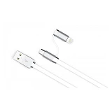 Кабель Ldnio LC84 2 в 1 Micro USB plus Lightning длина 1м белый                                     