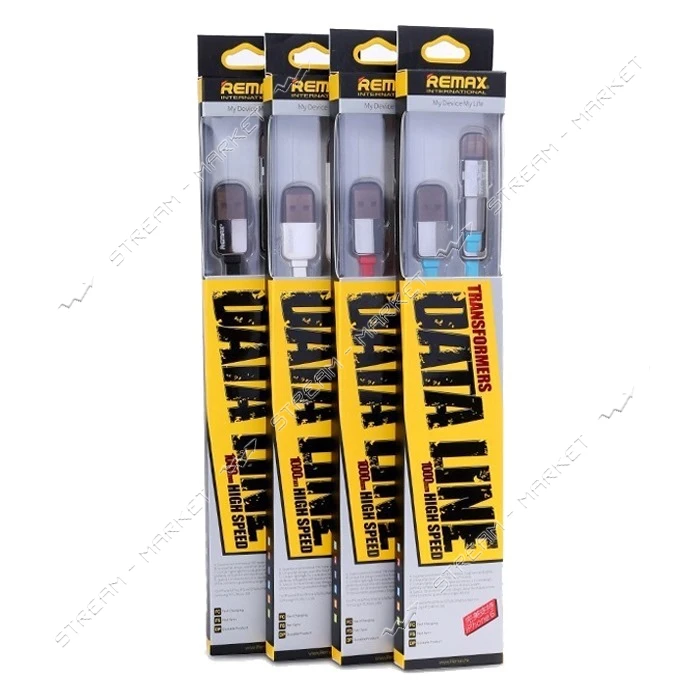 Кабель Remax Kingkong 2 в 1 Micro USB plus Lightning длина 1м черный                                