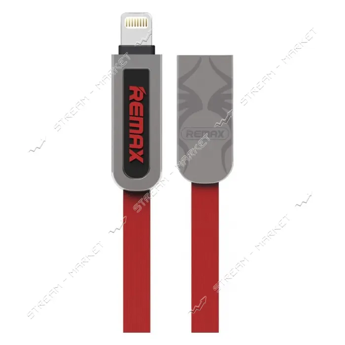 Кабель Remax Armor RC-067t 2 в 1 Micro USB plus Lightning длина 1м красный
