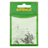 Карабин с вертлюгом Fiema 8  10шт F4                                                                