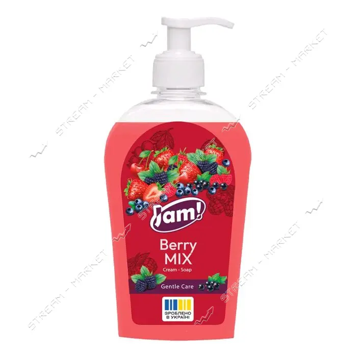 Крем-мыло JAM! Ягодный микс з глицерином 325г
