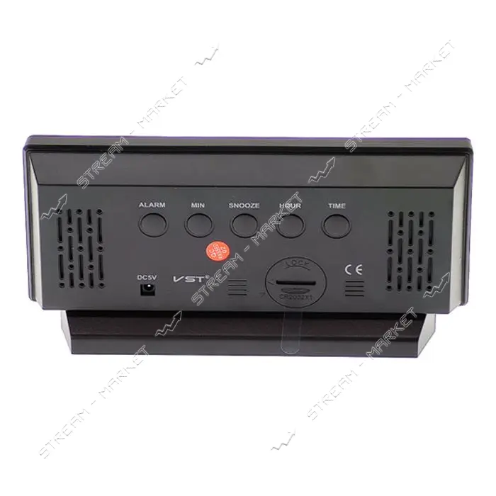 Часы сетевые VST-897-4 температура плюс USB кабель ярко-зеленый                                     