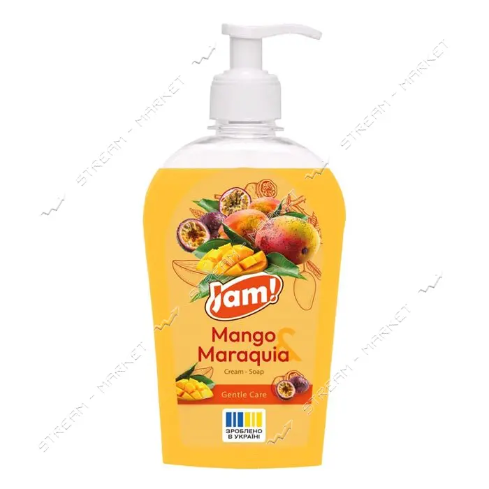 Крем-мыло JAM! Манго и маракуйя  з глицерином 325г                                                  