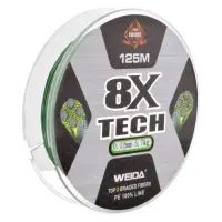 Шнур Weida Х8 125мх0.12мм тест 5.3кг 8060                                                           