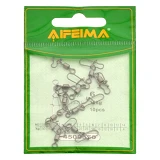 Карабин с вертлюгом Fiema 6 10шт F4