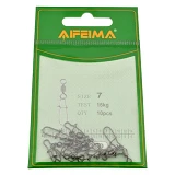 Карабин с вертлюгом Fiema 7  10шт F4                                                                