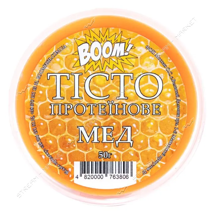 Тесто Boom Протеиновое Мед 50г                                                                      