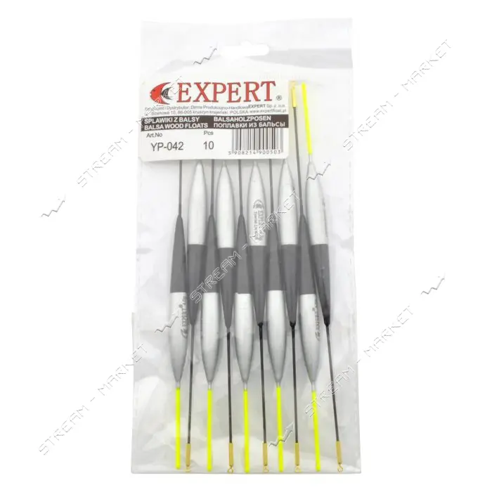 Поплавок EXPERТ YP-042, 4,0г цвет серебро