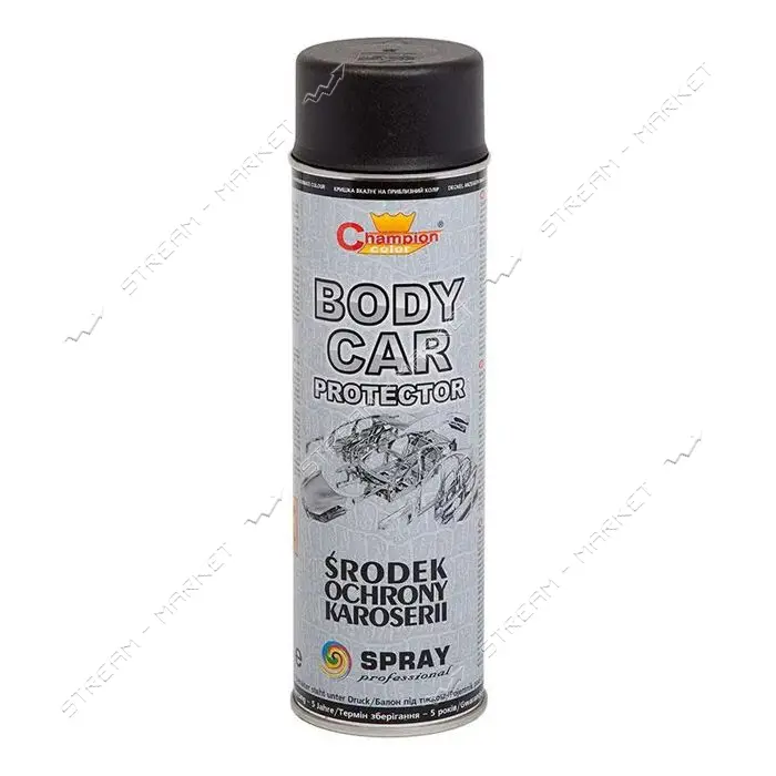 Средство для защиты кузова автомобиля Champion BODY CAR 500мл черный                                