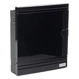 Щиток внутренний Takel 512771 FF-BB на 24 модуля черная дверь 300х330х90 черный