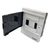 Щиток внутренний Takel 512739 FF-BB на 6 модулей черная дверь 185х215х90 белый