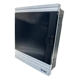 TЩиток внутренний Takel 512743 FF-BB на 24 модуля черная дверь 300х330х90 белый