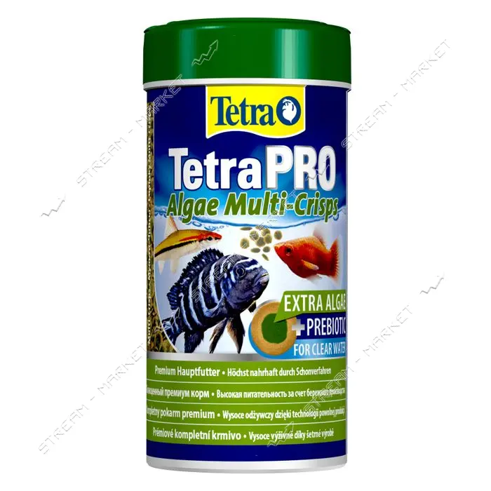 Корм с овощами Tetra PRO Algae Vegetable премиум 250мл                                              
