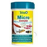 Корм Tetra Micro Granules для мелких аквариумных рыбок гранулы 100мл