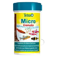 Корм Tetra Micro Granules для мелких аквариумных рыбок гранулы 100мл                                