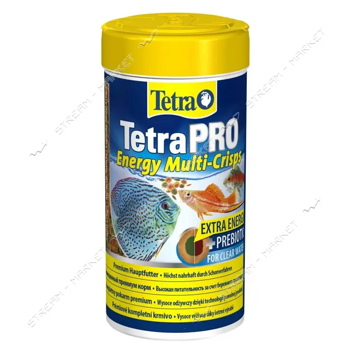 Корм Tetra Pro Energy Multi-Crisps для аквариумных рыб чипсы 55г 250мл
