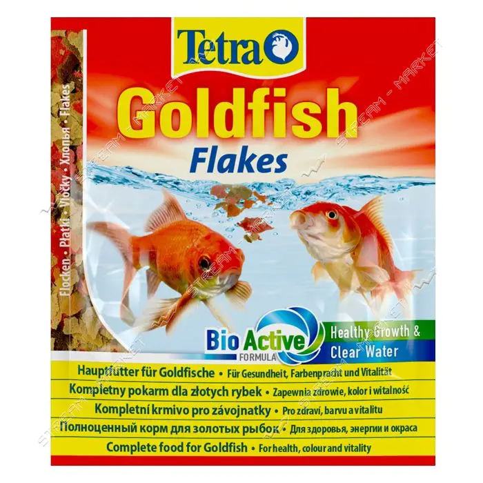 Корм сухой Tetra Goldfish Flakes для золотых рыбок в хлопьях 12г