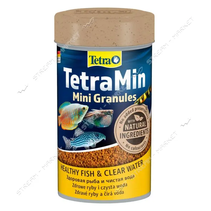 Корм сухой Tetra Min Mini Granules для аквариумных рыбок в гранулах 45г                             