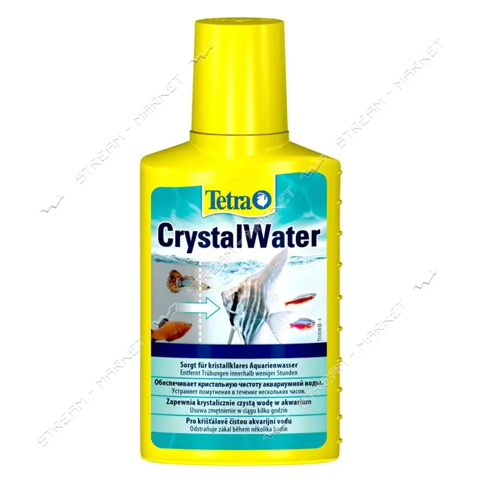 Средство Tetra Aqua Crystal Water от помутнения воды в аквариуме 100мл на 200л                      