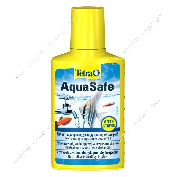 Средство Tetra Aqua Safe для подготовки воды в аквариуме 100мл на 200л