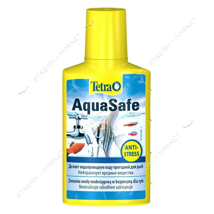 Средство Tetra Aqua Safe для приготовления воды в аквариуме 50мл на 100л