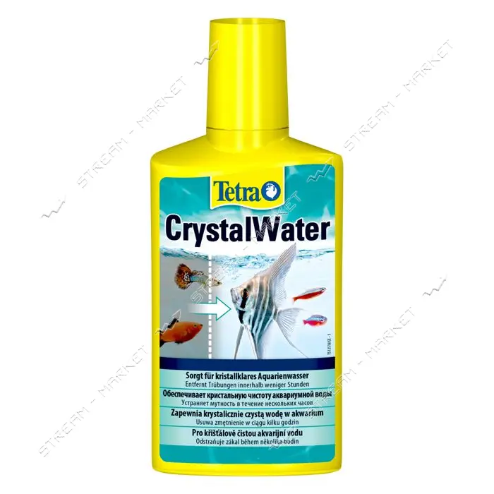 Средство Tetra Crystal Water для аквариума от помутнения воды 250мл на 500л