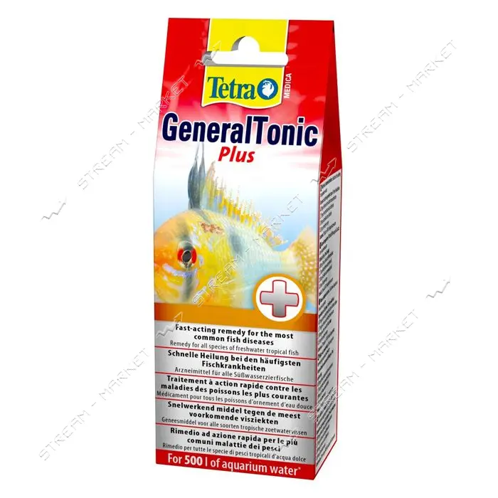 Средство Tetra Medica General Tonic Plus для рыб лекарственное паразитарных заболеваний 20мл на 500л