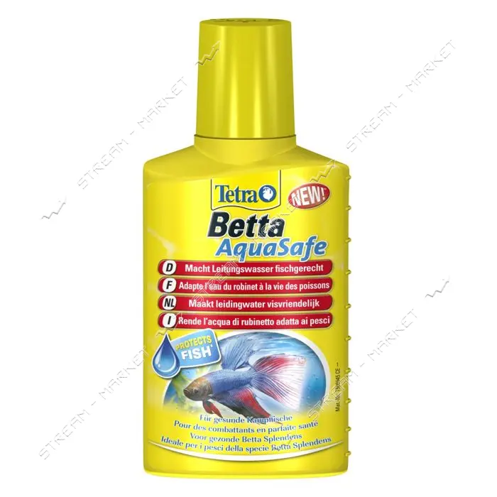 Кондиционер Tetra Betta Aqua Safe для подготовки водопроводной воды в пригодную для петушков 100мл  