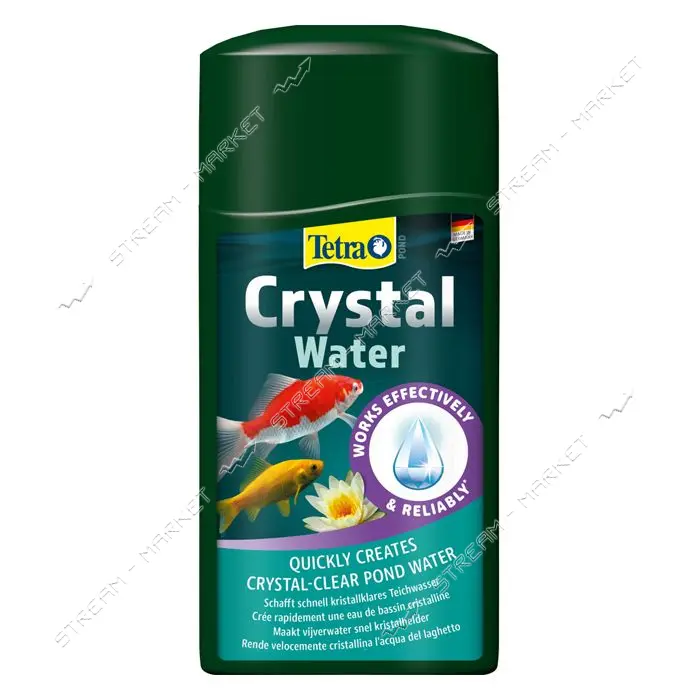 Средство Tetra Pond Crystal Water для пруда для очистки воды 1л на 20000л